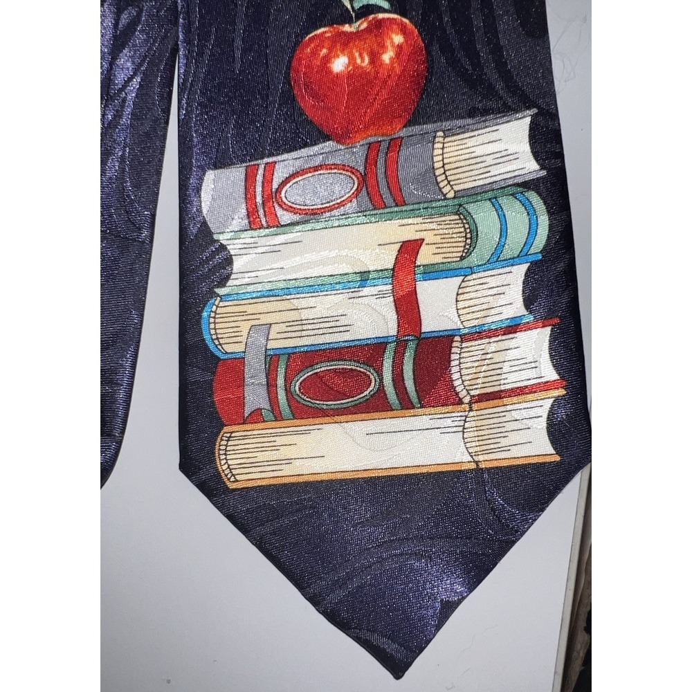 Steven Harris Vintage School‎ 2 Teach Is To Touch A Life 4Ever Novelty Tie